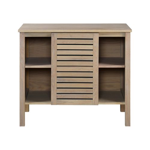 Meuble Simple Vasque Talix Sur Pieds En Chêne Naturel 90 Cm
