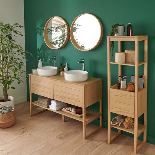 Colonne De Salle De Bain Chêne Atoll