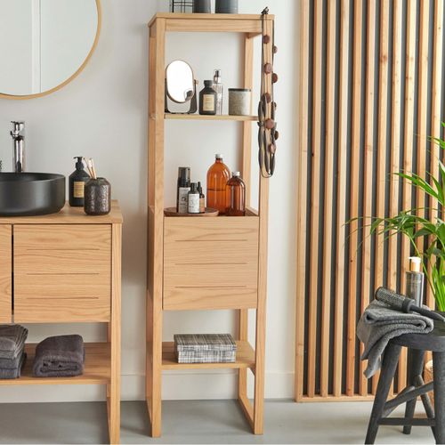 Colonne De Salle De Bain Chêne Atoll