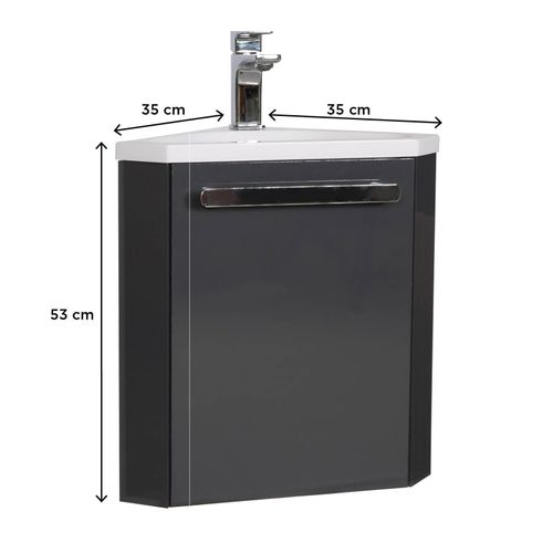 Meuble Lave-mains D'angle Skino
