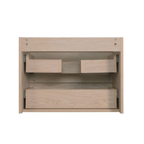 Ensemble Meuble Simple Vasque 60cm Avec Vasque Et Miroir Sorrento Décor Chêne