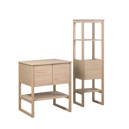 Meuble Simple Atoll + Miroir + Colonne