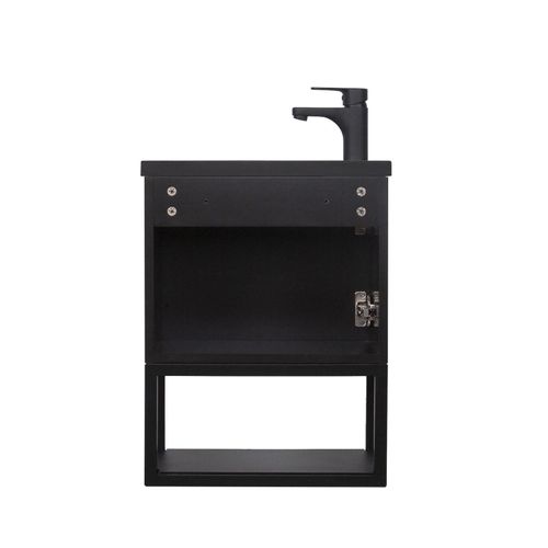 Ensemble Lave-mains Nova Métal Et Bois Avec Miroir à Tablette