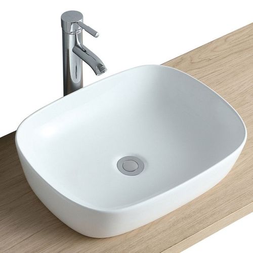 Vasque Ovale à Poser En Céramique 48 X 37 Cm Diego