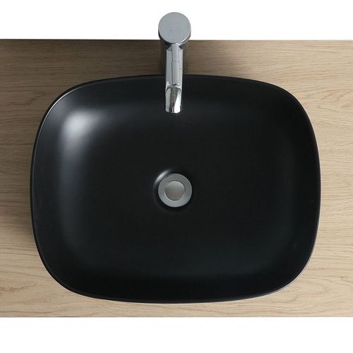 Vasque Ovale à Poser En Céramique 48 X 37 Cm Diego