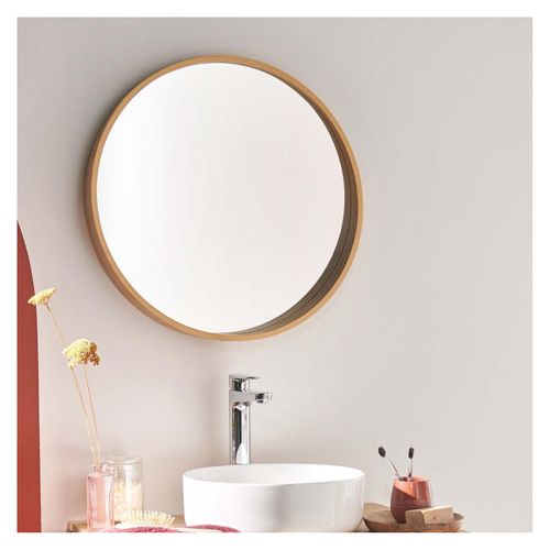 Miroir Rond En Chêne Vali