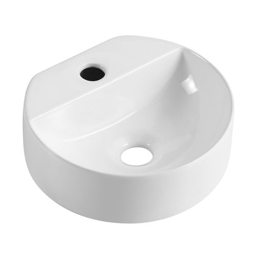 Vasque Lave-mains à Suspendre Ronde En Céramique