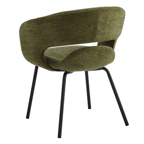 Travis-fauteuil De Table En Tissu Luxury Kaki