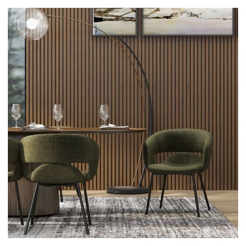 Travis-fauteuil De Table En Tissu Luxury Kaki