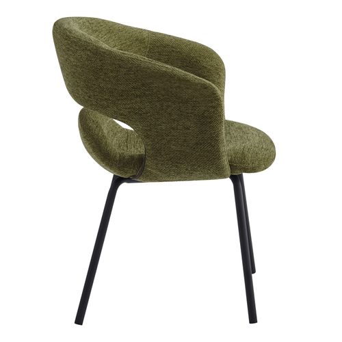 Travis-fauteuil De Table En Tissu Luxury Kaki