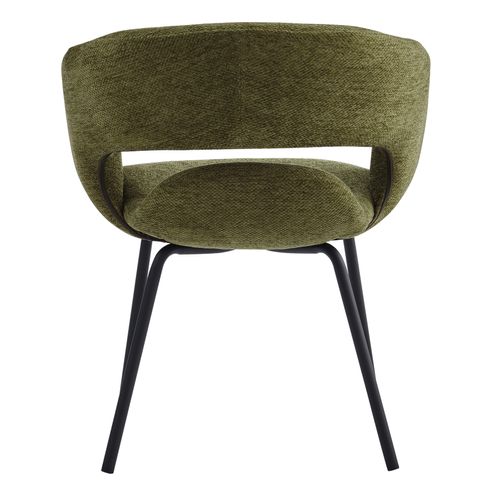 Travis-fauteuil De Table En Tissu Luxury Kaki
