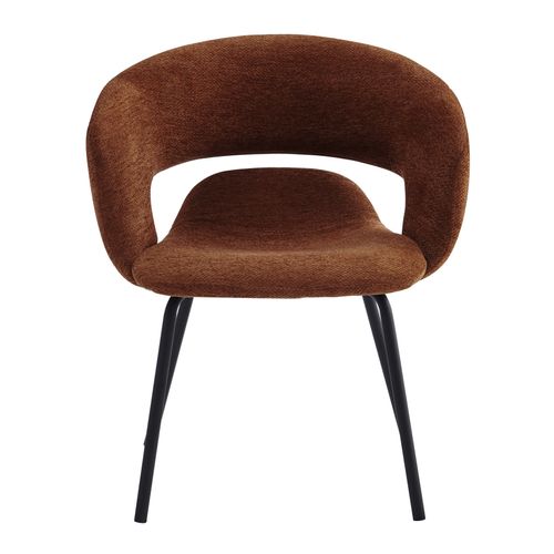 Travis-fauteuil De Table En Tissu Luxury Terracotta