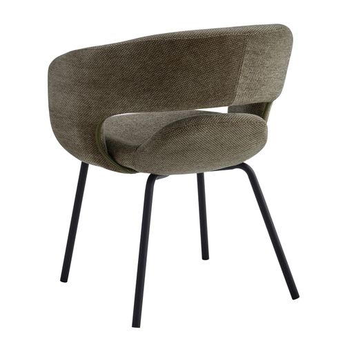Travis-fauteuil De Table En Tissu Luxury Taupe