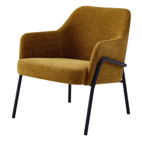 Layton-fauteuil En Tissu Luxury Moutarde