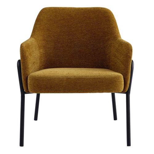 Layton-fauteuil En Tissu Luxury Moutarde