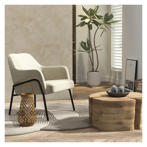 Layton-fauteuil En Tissu Luxury Grège
