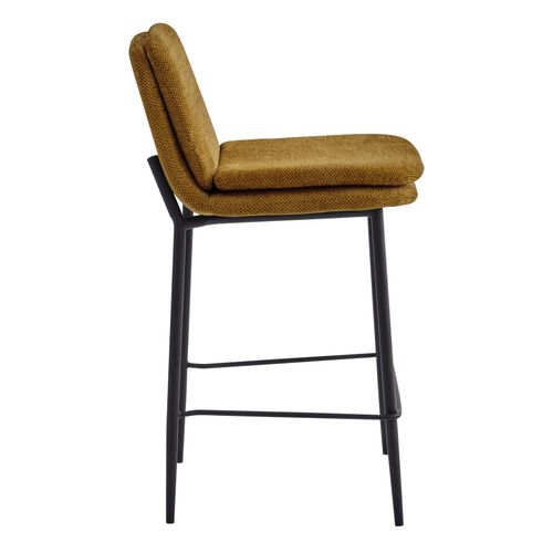 Nolan-chaise De Bar En Tissu Luxury Moutarde (x2)