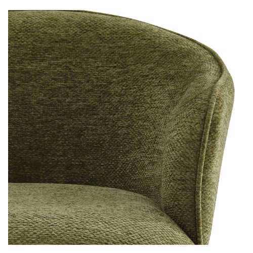 Alvin-fauteuil De Table En Tissu Luxury Kaki