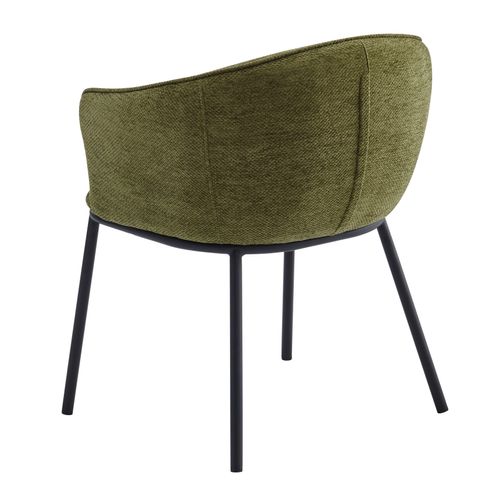 Alvin-fauteuil De Table En Tissu Luxury Kaki