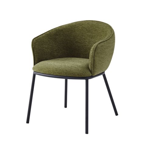 Alvin-fauteuil De Table En Tissu Luxury Kaki