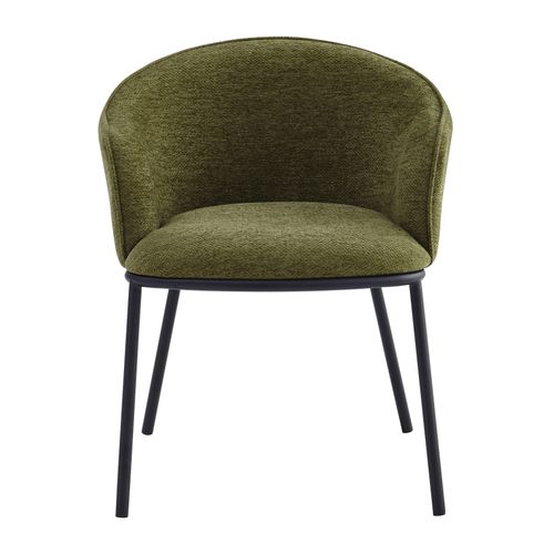 Alvin-fauteuil De Table En Tissu Luxury Kaki