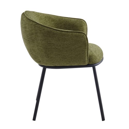Alvin-fauteuil De Table En Tissu Luxury Kaki