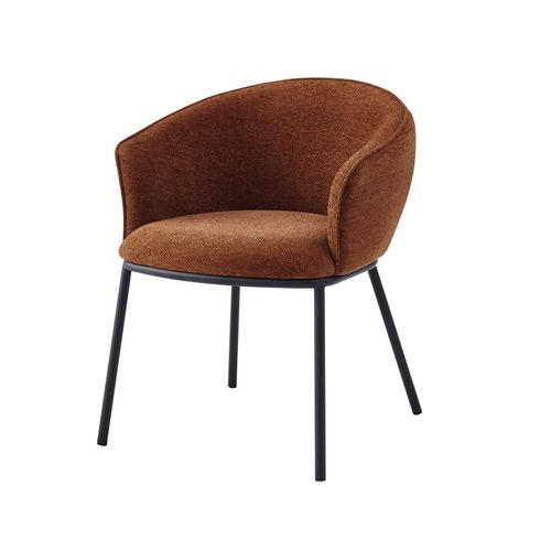 Alvin-fauteuil De Table En Tissu Luxury Terracotta