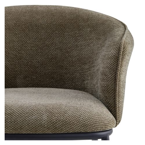 Alvin-fauteuil De Table En Tissu Luxury Taupe