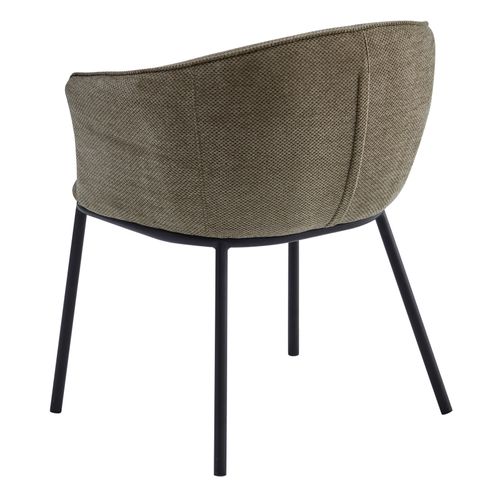 Alvin-fauteuil De Table En Tissu Luxury Taupe