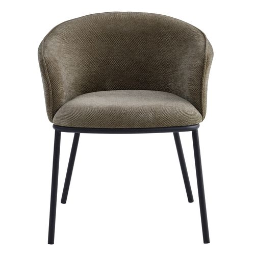 Alvin-fauteuil De Table En Tissu Luxury Taupe