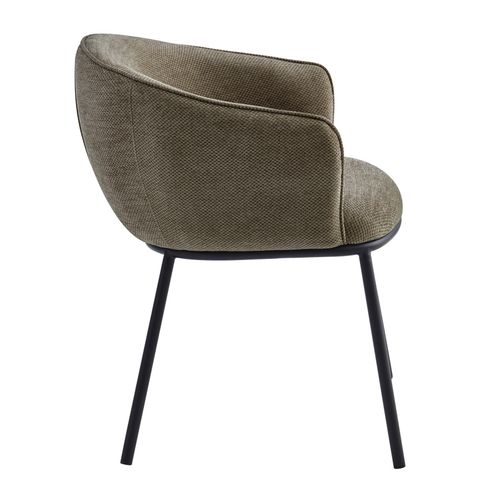 Alvin-fauteuil De Table En Tissu Luxury Taupe