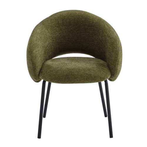 Sharp-fauteuil De Table En Tissu Luxury Kaki (x2)