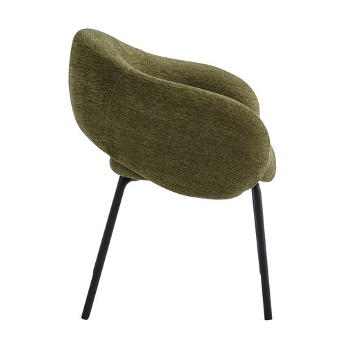 Sharp-fauteuil De Table En Tissu Luxury Kaki (x2)