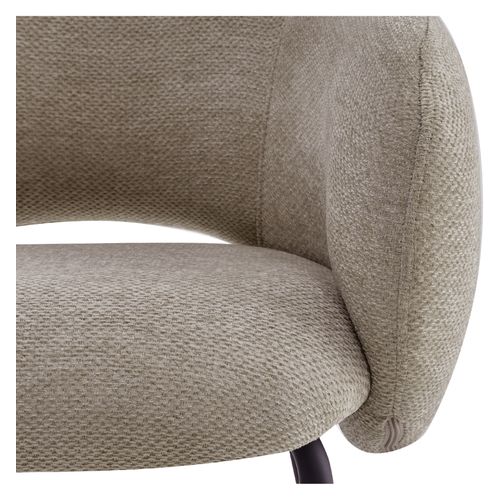 Sharp-fauteuil De Table En Tissu Luxury Grège (x2)