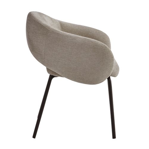 Sharp-fauteuil De Table En Tissu Luxury Grège (x2)