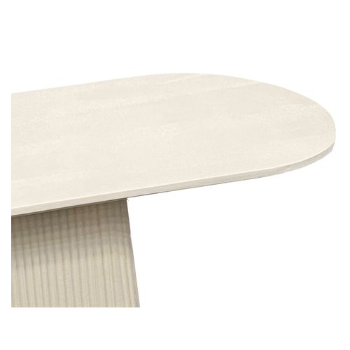 Dolce-console 140 Cm En Bois Massif Ivoire