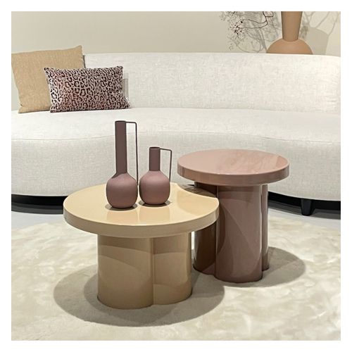 Fiona-table Basse Ronde D43 Retro Pink