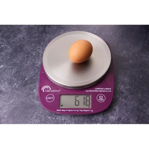 Balance Culinaire - Lb 5000 Pro Inox 5.1 - Ultraprécision - USB - Réparable