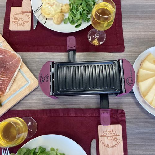 Appareil à Raclette 2 Personnes 320w Prune - 8615