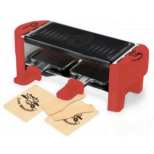 Appareil à Raclette 2 Personnes 320w Rouge Brique - 8631