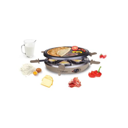 Raclette Plancha Crep 6p Happy Cheese trio meuuuh Muscade - 8692