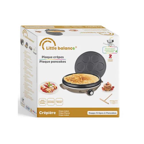 Crêpière 30cm 1000w Inox - 8694