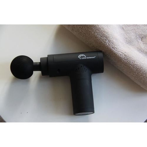 Pistolet Massant - Sport Relax - 6 Vitesses - 4 Têtes - Noir