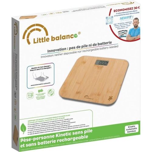 Pèse-personne Électronique 150kg/50g Bois - 8855