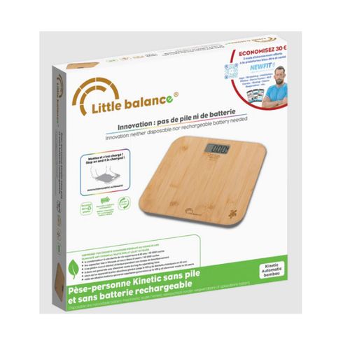 Pèse-personne Électronique 150kg/50g Bois - 8855