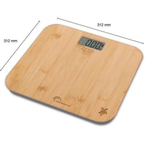 Pèse-personne Électronique 150kg/50g Bois - 8855