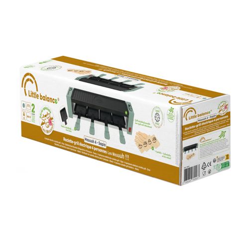 Appareil à Raclette 4 Personnes 800w + Grill - 8943