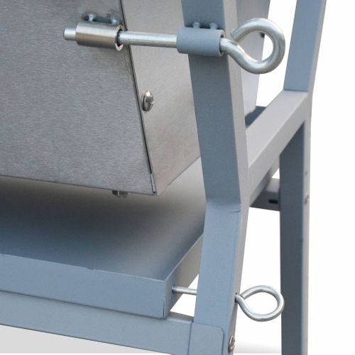 Rôtissoire Électrique Inclinable -  Mathurin Inox - Tournebroche. Barbecue Au Charbon De Bois À