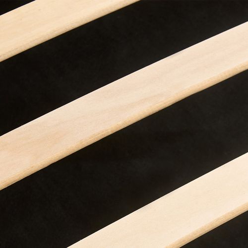 Lit Design Noir Avec Sommier 160x200 Cm - Nocta