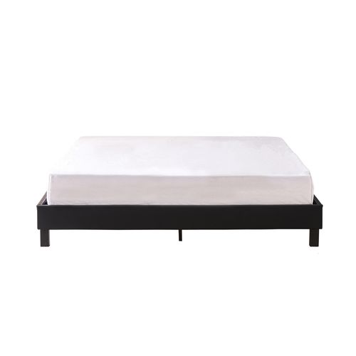 Lit Design Noir Avec Sommier 180x200 Cm - Nocta